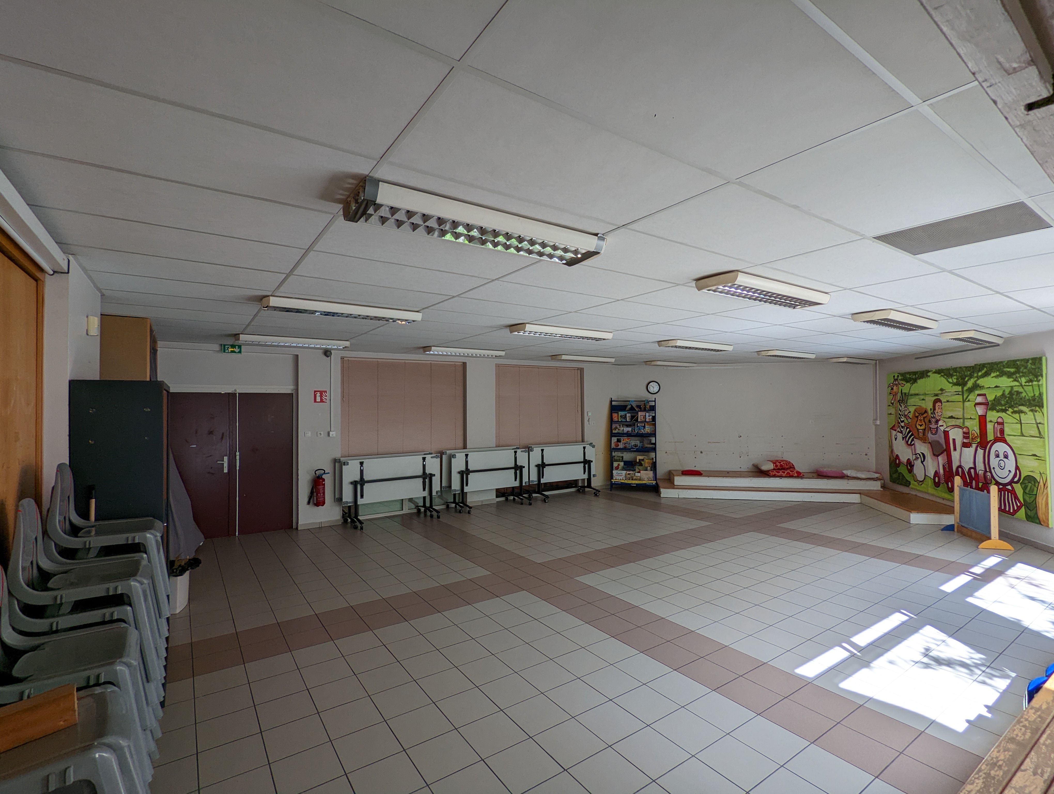 Salle polyvalente en cours