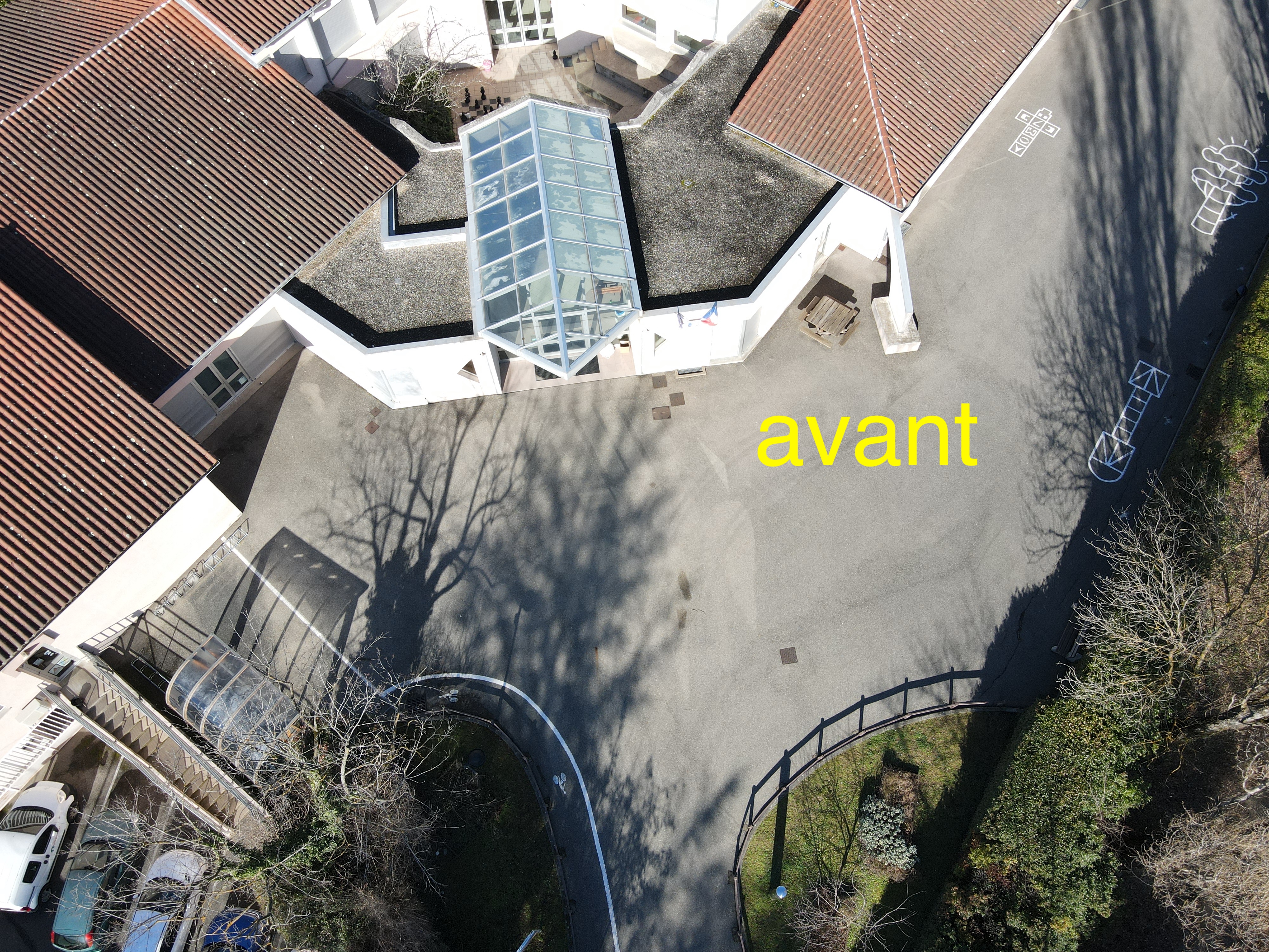 Cour avant travaux 5